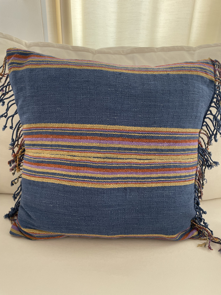 Large Karen Hilltribe Handwoven Throw Pillow Cover